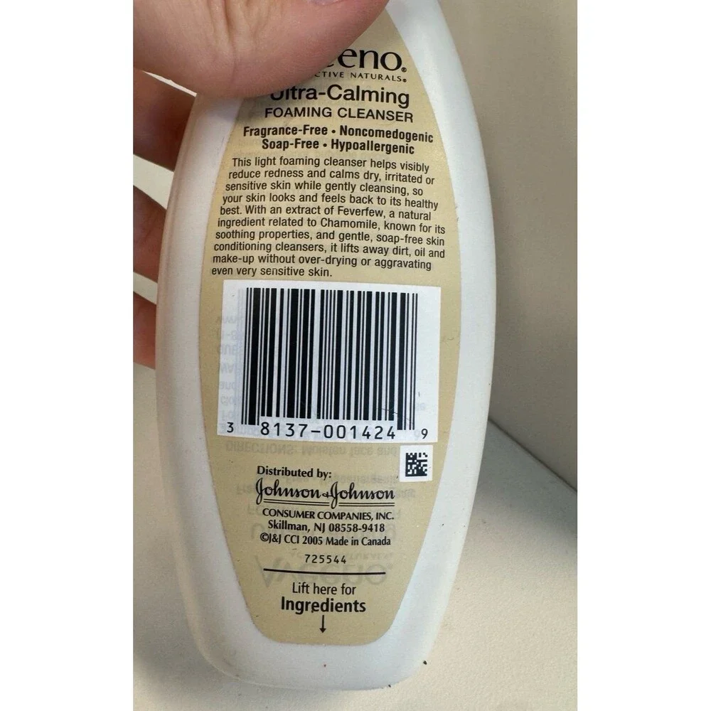 Aveeno Active Naturals Ultra-Calming Foaming Cleanser Fragrance Free (6 Oz) Full